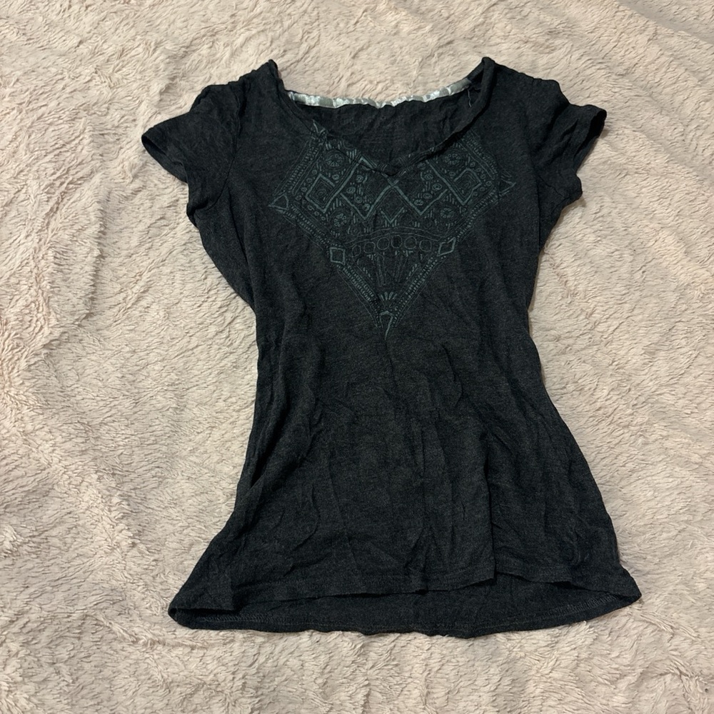 Green Apple Black Short Sleeve Tee